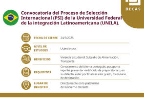 Proceso de Selección Internacional de la Universidad Federal de la Integración Latinoamericana, UNILA